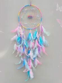 1 pieza Atrapasueños de cristal hecho a mano con mariposa, decoración colgante elegante y creativa, decoración de pared para sala de estar/dormitorio, recuerdo de fiesta festiva, decoración del hogar, estilo bohemio - Multicolor - Ver 17