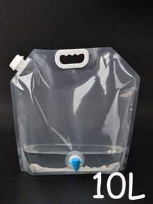 5L/10L 露營水袋 附閥門可折疊水儲存袋 摺疊式緊急水壺 便攜可重複使用 適合男女戶外露營旅行登山徒步野餐烤肉 戶外必備配件 - 彩色 - 查看 15