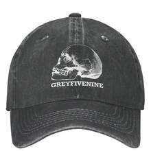 G 59 Records Skull G59 Baseball Caps Outfits For Unisex Fashion Distressed Washed Hats  Snapback Hat Adjustable - màu đen - Xem 1