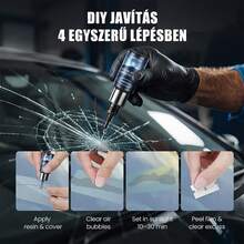 Ruhong Windshield Chip Repair Kit- Fast & Lmpressive Repair, Long-Lasting Strength, Convenient Operation, Glass Crack Fix Tool Kit To Stop Cracks From Spreading,For Cracks In Various Glass Products Such As Mobile Phone Screens And Mirrors 20ml - Windshield Chip Repair Kit - View 10