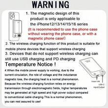 High Speed Fast Charging Portable Power Bank, 10000mAh Slim Lightweight Battery Pack, Magnetic Wireless Charger Support, USB-C Input & Output, Travel Friendly Design For Airplane Outdoor Camping, Daily Carry Essential, Reliable Emergency Power, Budget Electronics Gifts For Men Women Holiday - mặc định - Xem 10