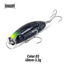 Kingdom 1PC 新款微型米诺鱼饵 36mm/40mm 2.6g/3.3g/3.9g/5.2g 远投型塑料拟饵 慢沉/快沉型米诺硬饵 适用于鲈鱼、梭鱼、鳟鱼 - 彩色 - 查看 13