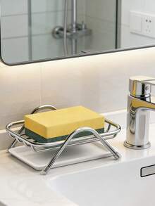 1 khay đựng xà phòng gia dụng có khay hứng nước - Dụng cụ sắp xếp đồ dùng nhà tắm và vệ sinh nhà bếp - Thiết kế hình chữ nhật hiện đại - Thích hợp cho phòng tắm, nhà vệ sinh và phòng tắm gia đình. - nhiều màu - Xem 12