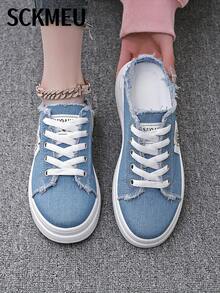 SCKMEU. Dép lê unisex cỡ lớn mới về mùa xuân, nhẹ, thoải mái, kiểu dáng cổ điển, đa năng. - Màu xanh lam - Xem 4
