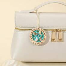 1pc Bohemian Style Woven Seashell Necklace, Unique Design Beach Holiday Beaded Choker, Accessory - Multicolor - View 1