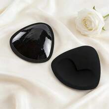 4/2片加厚胸垫，可贴于吊带背心或泳衣，心形提拉，透气，泡沫内衬，三角形胸垫 - 彩色 - 查看 2