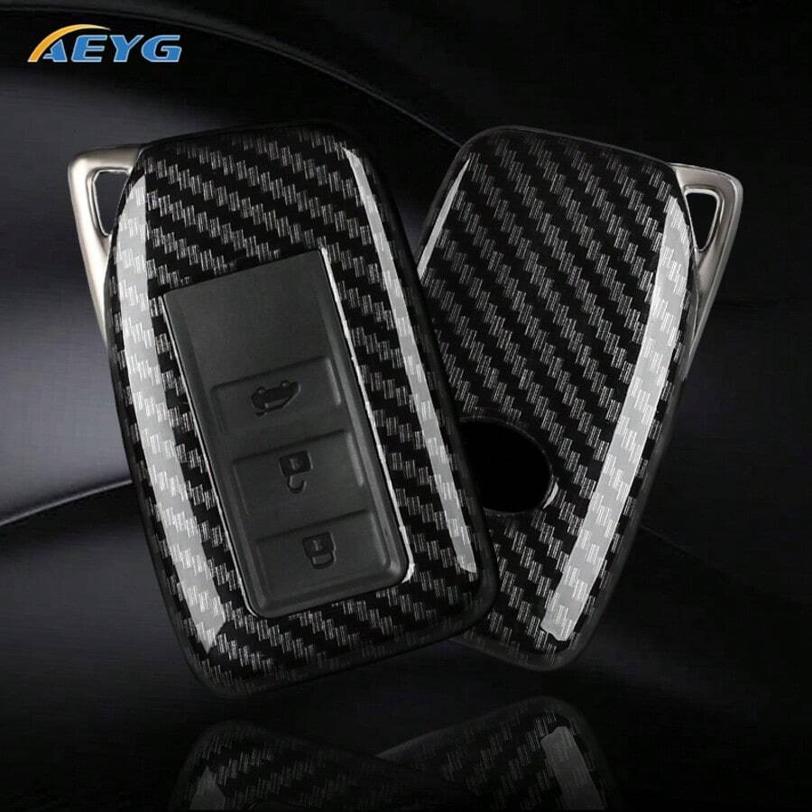 ABS 碳纖維風格汽車鑰匙保護套，適用於 Lexus NX IS RX ES GX LX LS UX GS 200 260 300 350 NX200 NX300 RX350 ES300 - 雷克薩斯A款 - 查看 1