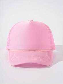 1pc Solid Color Drawstring Mesh Cap, Adjustable Outdoor Sun Protection Casual Hat Suitable For Spring/Autumn Travel Beach Vacation, Unisex Y2K Style Cap,Summer,Holiday,Festival - Baseball Cap - View 27