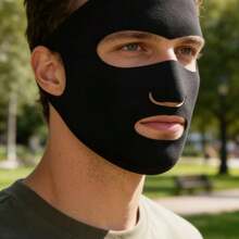 1pc UV Protection Face Mask, Summer Ice Silk Full Face Golf Breathable Anti-UV Mask - Multicolor - View 2