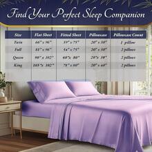4pcs Bamboo Cooling Bedding - Extra Deep Pocket Breathable And Cooling - Suitable For Hot Sleepers And Sweats, Pillowcases, Flat Sheet And Fitted Sheet - A Perfect Gift For Family, Queen And King Sizes, Next Day Delivery - 橘色 - 查看 6