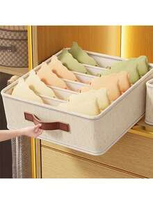 1/2 chiếc Hộp đựng đồ lót Tianshan - Ngăn kéo sắp xếp đồ lót phòng ngủ có vách ngăn, hộp đựng đồ lót đa năng cho ký túc xá và tủ quần áo gia đình, sắp xếp phòng ngủ, lưu trữ gia đình, bộ xuân cho nữ, xuân, quần áo xuân, tối giản - núi tuyết trắng - Xem 4