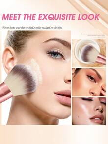 14件套化妆工具套装，包括：12支化妆刷套装+1个化妆海绵+1个多功能拉链防水化妆包 - 彩色 - 查看 2