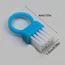Cepillo de anillo mini práctico de dopamina, cepillo para el polvo de uñas, herramienta universal de cepillo pequeño - A - Ver 7