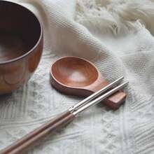 Giá đỡ đũa gỗ đa năng Nanmu, dùng cho đĩa nước chấm, sushi, nhà hàng. - Nhiều màu - Xem 5