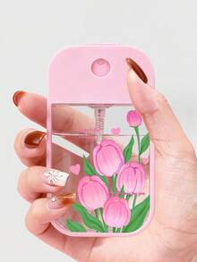 Chai xịt PET trong suốt họa tiết hoa tulip mới, bình xịt nước hoa, chai đựng dung dịch tẩy trang, chai xịt dưỡng ẩm, thích hợp đựng sơn móng tay, nước tẩy trang, nước hoa hồng và dung dịch tẩy trang, có thể tái sử dụng, vật dụng cần thiết khi đi du lịch, phụ kiện du lịch hoàn hảo, quà tặng ngày lễ, quà năm mới cho giáo viên, bạn bè, người yêu, chai xịt du lịch, chai đựng nước hoa, bình xịt nước hoa, phụ kiện du lịch, vật dụng cần thiết cho ký túc xá, thích hợp cho phòng khách, phòng ngủ, phòng tắm, phụ kiện du lịch, đám cưới, vật dụng cần thiết cho du lịch biển mùa hè - Nhiều màu - Xem 5
