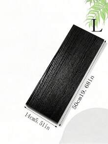 1pc Invisible Floating Shelf, Invisible One-Piece Storage Rack, Suitable For Wall, Bathroom Wall Mount, Wooden Modern Display Rack, Bookshelf, Applicable To Bedroom, Living Room And Kitchen Minimalist One-Piece Shelf, Balcony Wall Mounted Floating Partition, Living Room Bedroom Wall Decor Rack - Black - View 9