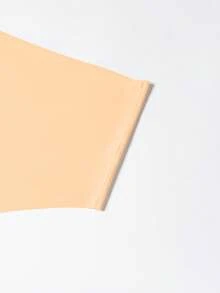 Women's Seamless Solid Color High Waist Functional Underwear, Ladies Nude Anti- Thong, Discreet Coverage Comfort Panties For Yoga & Sports - Apricot - View 11