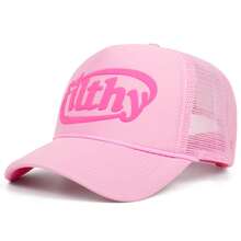 1pc Fashionable "Filthy" Sponge Baseball Cap, Unisex Outdoor Sports Casual Snapback Hat, Suitable For Spring/Summer - Multicolor - View 4
