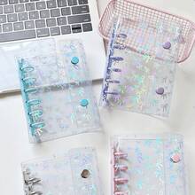 Portador A7, Cubierta con cinta, Libro de almacenamiento con estrellas brillantes, Libro de pegatinas/Libro de bolsillo, Portador A7 Libro de pegatinas, Planificador de papelería, Cuaderno, Libro de pegatinas, Suministros de oficina, Suministros escolares - A - Ver 7