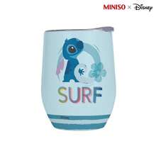 MINISO X Disney Lilo & Stitch SURF Tropical Insulated Stainless Steel Eggshell Tumbler With Lid,Double-Walled Vacuum Cup For Coffee,Wine,Drinks - 彩色 - 查看 4