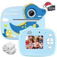 The New Children's Instant Printing Camera Comes With A Cartoon Silicone Protective Case To Prevent Falling, Easy To Operate, And Convenient To Carry. It Is The Most Creative Halloween, Christmas, And New Year Birthday Gift - Multicolor - View 19
