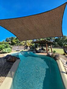 Brown Sunshade Net - Thick Anti-Aging Outdoor Canopy, Suitable For Patio, Garden And Camping, With High Shading Rate - Brown Shade Netting - View 2