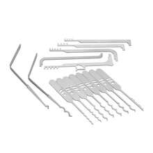 Bộ dụng cụ thợ khóa hoàn chỉnh 25 món | Bộ dụng cụ mở khóa bằng thép không gỉ bền chắc để mở khóa khẩn cấp và luyện tập kỹ năng. - A - Xem 6