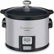 Cuisinart 3.5 Quart Programmable Slow Cooker, Brushed Stainless Steel PSC-350 - 白色 - 查看 1