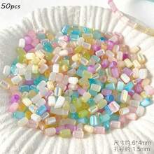 High Quality Dopamine Glossy Cat Eye Multi-Color Jujube Shaped Beads DIY Handmade Bracelet Necklace Loose Beads Accessories, Suitable For Making Bracelets, Necklaces And Phone Chains - Multicolor - View 16