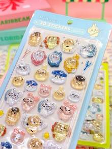 Hình dán chất lượng cao, dễ thương và thú vị - Nhiều màu - Xem 4