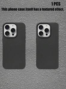 Bộ 2 ốp lưng điện thoại giả da mờ, tương thích với Apple X/XR/11/12/13/14/15/16/17/Pro/Plus/ProMax, bảo vệ toàn diện, thiết kế tối giản, bảo vệ hoàn hảo cho điện thoại của bạn. - Đen + Đen - Xem 1