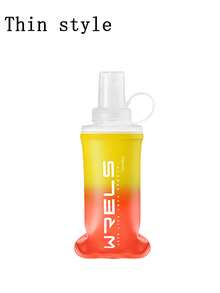 WRELS 1/2件漸層時尚便攜可折疊輕量軟水瓶，150/250ml/500ml可選，適合跑步、徒步與騎行 - 彩色 - 查看 22