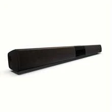 Wireless Sound Bar - Surround Movie Audio Effect, High Power, Bluetooth Remote Control, Suitable For Computer, TV, Home Theater, Left/Right Stereo Wall-Mounted Speakers, Support AUX Interface And TF Card, FM Radio Function - Black - View 10