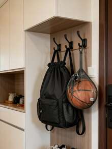 Sports Drawstring Backpack With Detachable Basketball Net Bag, Waterproof Gym Sackpack With Ball Holder & Front Pocket, Large Capacity Drawstring Bag For Basketball, Soccer & Training, Ideal For Men, Teens & Athletes, Perfect For School, Gym, Beach & Sports Games, Versatile As Gym Bag, School Backpack & Sports Equipment Organizer - Multicolor - View 2