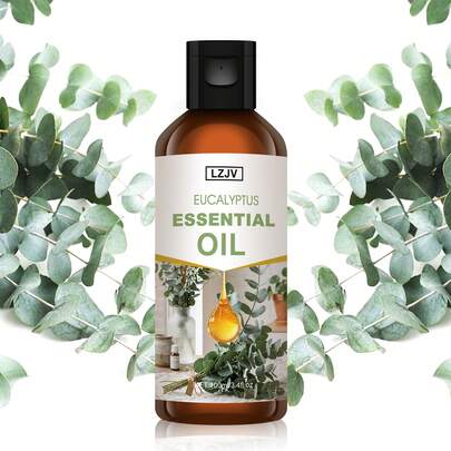 LZJV 30毫升/100毫升尤加利精油，持久留香，适用于香薰机、面部、头发、皮肤、身体，馈赠佳品，居家旅行皆宜。