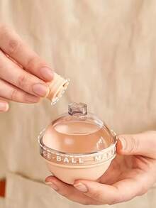 6个/4个/2个装硅胶灯泡冰球模具，适用于威士忌和鸡尾酒 - 圆形冰球模具 - 厨房工具 - 彩色 - 查看 6