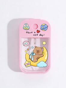 Chai xịt PET trong suốt họa tiết chuột lang nước dễ thương mới, bình xịt nước hoa, bình đựng dung dịch tẩy trang, bình xịt phun sương mặt, thích hợp đựng nước tẩy sơn móng tay, nước hoa hồng và nước tẩy trang, có thể tái sử dụng, vật dụng cần thiết khi đi du lịch, phụ kiện du lịch hoàn hảo, quà tặng ngày lễ, quà tặng Ngày của Mẹ, quà tặng giáo viên, quà tặng bạn bè, quà tặng Ngày Valentine, chai xịt du lịch - Nhiều màu - Xem 5
