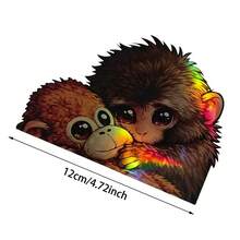 Bộ 10 hình dán khỉ phổ biến, với các thiết kế bao gồm: Một chú khỉ dễ thương đang tung cú đấm, một chú khỉ nổi tiếng ở sở thú, một chú khỉ dễ thương đang cầm đồ chơi và một chú khỉ nhỏ đang tung cú đấm. - Nhiều màu - Xem 7