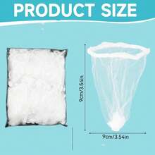 [Lưới lọc bồn rửa tái sử dụng] 100 chiếc lưới lọc bồn rửa dùng một lần và tái sử dụng, chất liệu vải dễ vệ sinh, bảo vệ đường thoát nước nhà bếp, đồ dùng nhà bếp bền bỉ. - Nhiều kiểu dáng - Xem 5