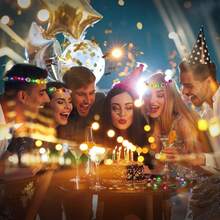 30 Pcs LED Luminous Headpieces, Luminous Headbands, Luminous Party Supplies, Valentine's Day, Independence Day, Weddings, Birthdays, Concerts, And Other Occasions - A - View 7
