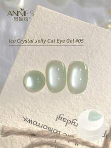 annies 5g 12 Colors Ice Crystal Jelly Cat Eye Gel Polish, Holographic Shiny Cat Eye Gel, Soak Off UV LED Nail Art Gel For Salon Home DIY Manicure 1pc/12pcs - 彩色 - 查看 17