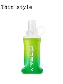 WRELS 1/2件漸層時尚便攜可折疊輕量軟水瓶，150/250ml/500ml可選，適合跑步、徒步與騎行 - 彩色 - 查看 20