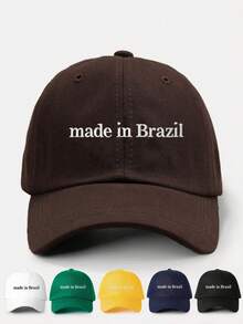Mũ lưỡi trai nữ thêu họa tiết Brasileira, có thể điều chỉnh, kiểu dáng casual, thích hợp cho mùa xuân, mùa thu, du lịch, bãi biển, kỳ nghỉ. Mũ chống nắng phong cách Y2K, mùa hè, ngày lễ, lễ hội. - nghề thêu - Xem 11