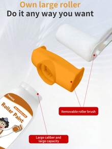 Sơn sửa chữa tường dạng lăn, sơn phủ vết bẩn tường tự chứa dạng lăn. - A - Xem 6