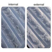 Khuôn nặn móng tay silicon hình cánh hoa mùa xuân hè, khuôn mẫu thiết kế móng tay tự làm hình hoa ly và hoa anh đào, dụng cụ tạo hình móng tay. - Trong sáng - Xem 11