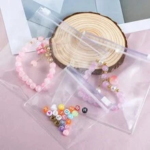Reusable Clear Zipper Plastic Bags, Oxidation-Proof, Suitable For Jewelry, Earrings, Bracelets, Gift Packaging - Multicolor - View 3