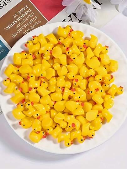 Bộ 36/66/126 chú vịt vàng mini bằng nhựa, thích hợp cho trò chơi trốn tìm, tiệc tùng, trang trí sân vườn, trang trí bể cá, quà tặng, trang trí sân vườn, món quà tốt nhất cho bạn bè, tượng nhỏ trang trí.