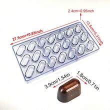 34pcs Chocolate Mold Set With 100pcs Chocolate Lollipop Sticks, Home Kitchen Chocolate Candy Baking Tools, Pastry Making Supplies - Clear - View 22