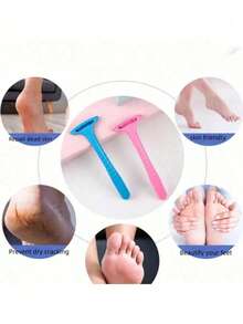 Dụng cụ chà chân đa năng, dụng cụ chăm sóc móng chân chuyên nghiệp, dễ dàng loại bỏ vết chai và da chết, giúp đôi chân mềm mại và mịn màng, có thể tái sử dụng cả khi ướt và khô, dụng cụ chăm sóc chân hàng ngày tiện lợi tại nhà, spa, salon và khi đi du lịch. - Màu xanh lam - Xem 2