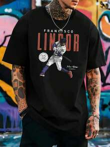 Camisetas masculinas - Preto - Ver 1